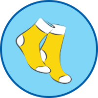 Wear Clean Seam-Free Cotton Socks and Change Socks Daily Wear clean seam-free cotton socks and change socks daily