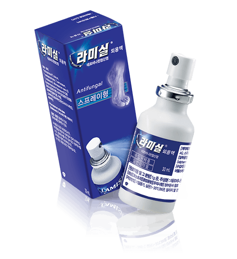 라미실외용액(테르비나핀염산염) 라미실외용액 제품 설명 및 사진 - 라미실