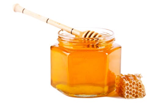 Honey for better digestion Jar of honey