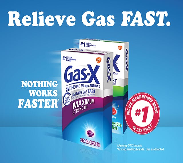 Fast Relief For Gas And Bloating Gas X