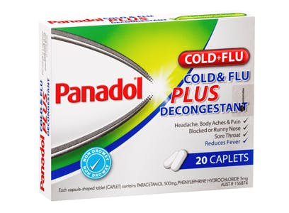 Panadol Cold & Flu + Decongestant Panadol Cold & Flu + Decongestant