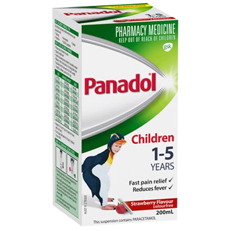 panadol colour-free suspension 1-5 years panadol colour-free suspension 1-5 years