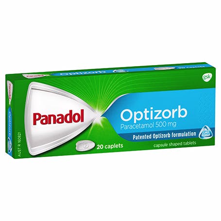 Panadol Caplets With Optizorb Formulation Panadol Caplets With Optizorb Formulation