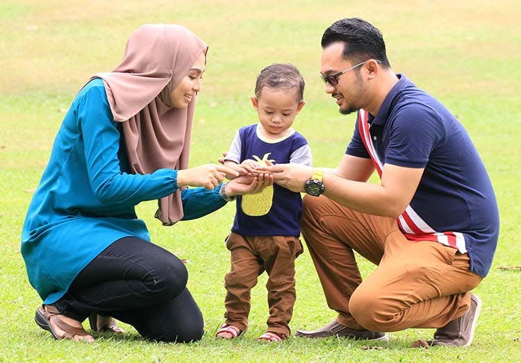 Family in the park Family in the park