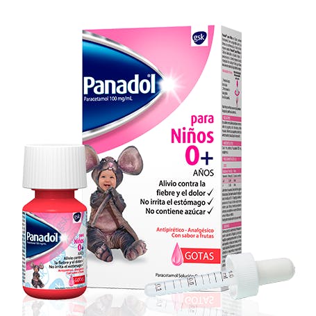 Panadol gotas niños 0 + Panadol gotas niños 0 +