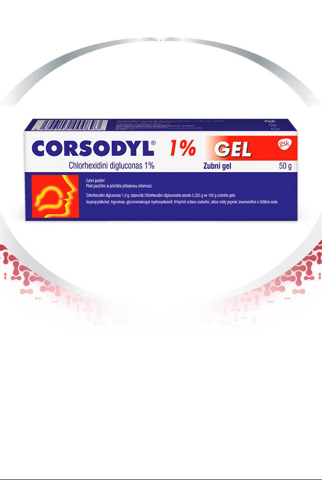 Produkty Corsodyl pro intenzivní ochranu dásní