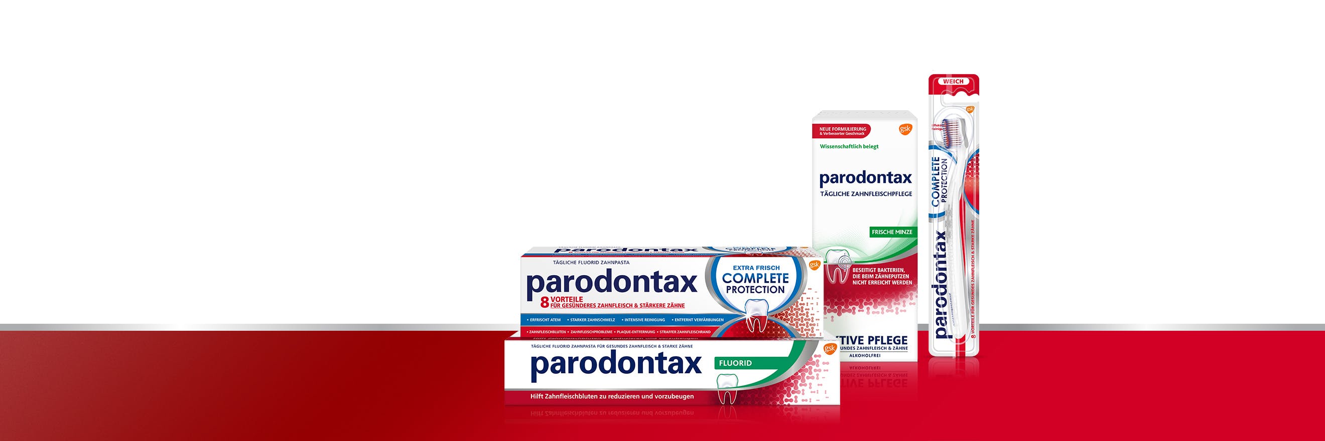 parodontax® tägliches Mundpflegesortiment