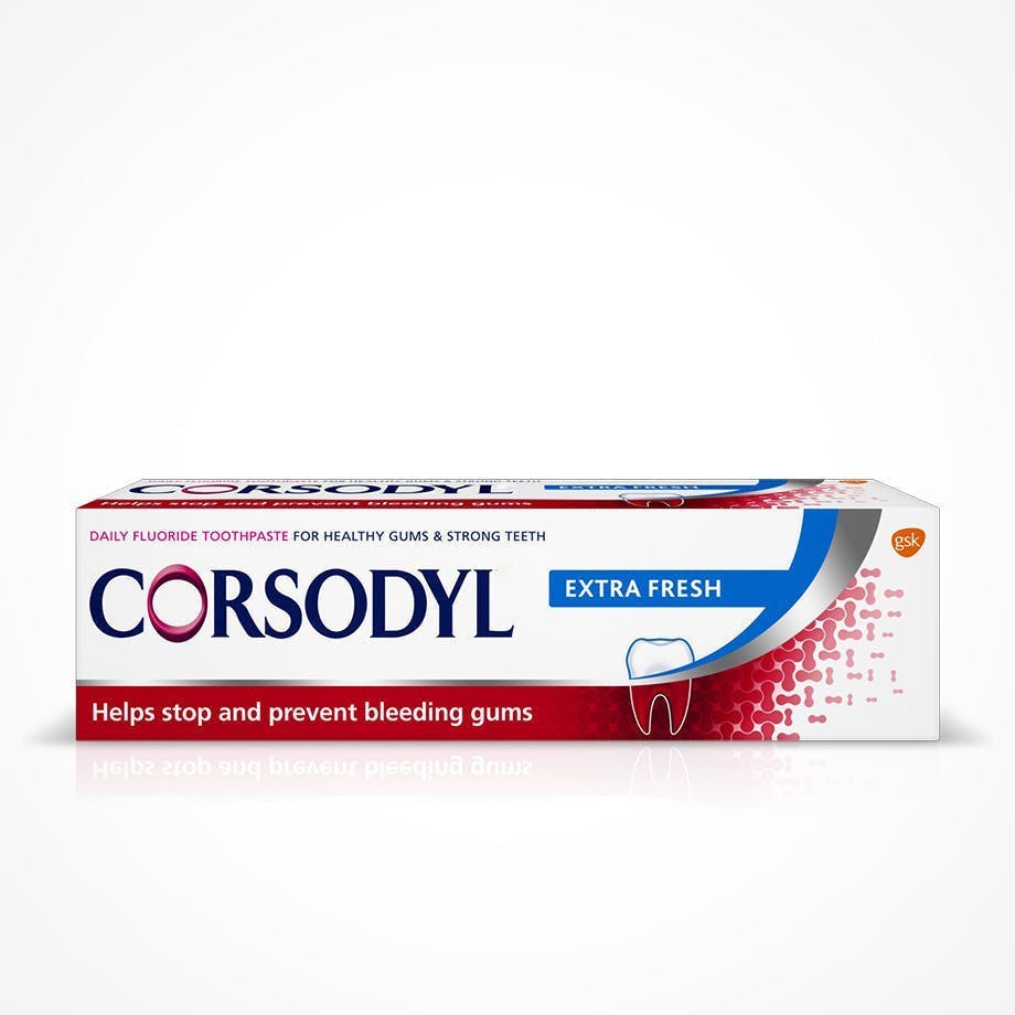 Corsodyl Toothpaste For Healthy Gums and prevention of Gum Disease
