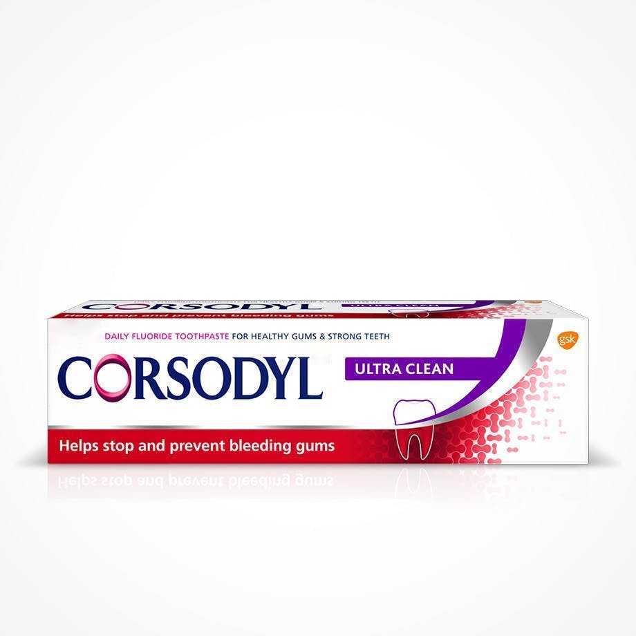 Corsodyl Toothpaste For Healthy Gums and prevention of Gum Disease