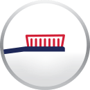 Toothbrush Bristles parodontax Icon Toothbrush Bristles parodontax Icon