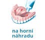 na horní náhradu Jak nanést fixační krém na horní náhradu