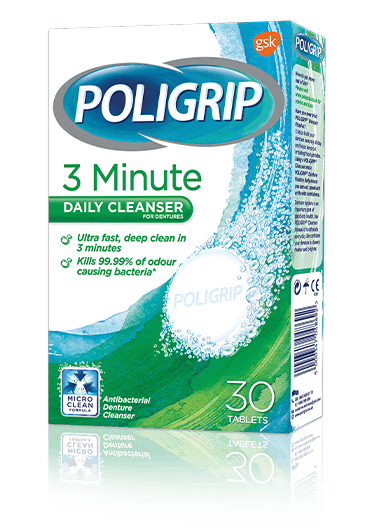 Poligrip 3 minute daily cleanser Poligrip 3 minute Daily Cleanser Product