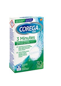 Corega® 3 minuten reiniger Corega® 3 minuten reinigingstabletten