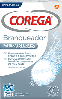 Corega® Branqueador Corega® Branqueador