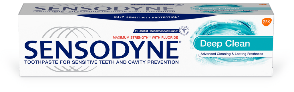 Sensodyne toothpaste in Deep Clean