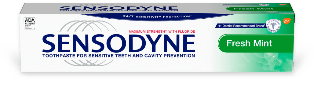 Sensodyne toothpaste in Fresh Mint