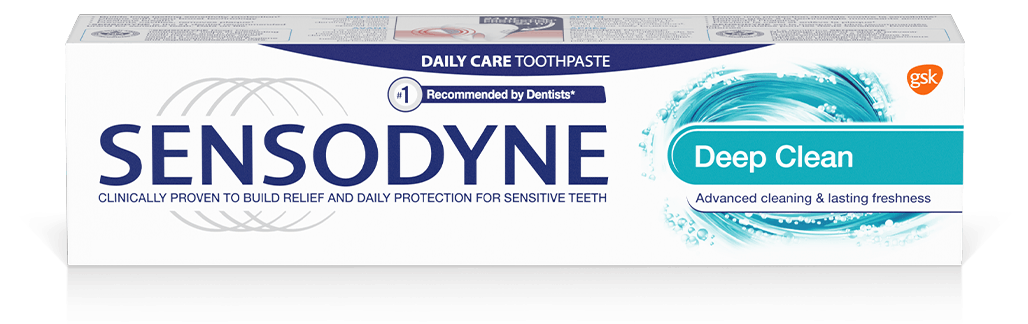 Sensodyne toothpaste in Deep Clean