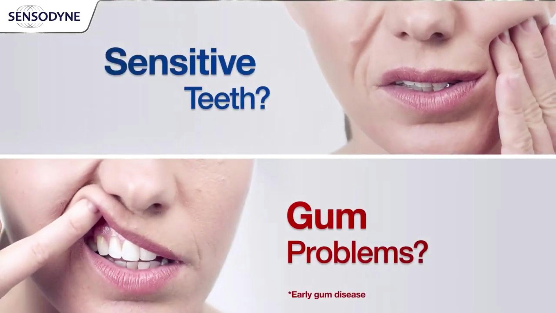 $imgtitle Sensitive teeth and gum problems