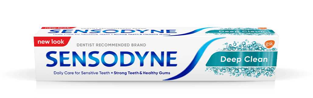 Sensodyne toothpaste in Deep Clean