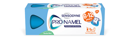 Box of Sensodyne Pronamel Toothpaste for children