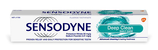 Sensodyne toothpaste in Deep Clean