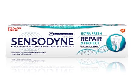 Repair and Protect Extra Fresh Toothpaste Sensodyne® | Repair and Protect Extra Fresh Toothpaste