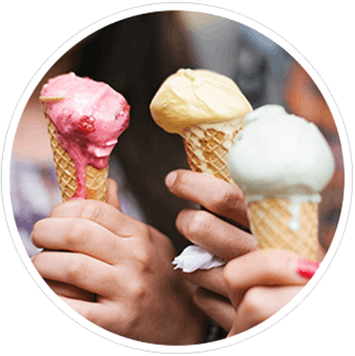 Desencadenantes comunes de la sensibilidad dental 3 conos de helado - sensibilidad dental - gsk