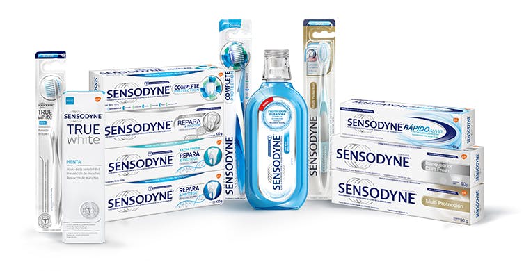 Cremas dentales Sensodyne Productos para el tratamiento de la sensibilidad dental -sensodyne argentina -gsk