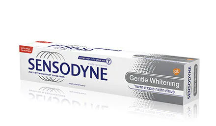 משחת שיניים הלבנה עדינה
