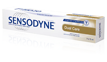 משחת שיניים הלבנה כפולה