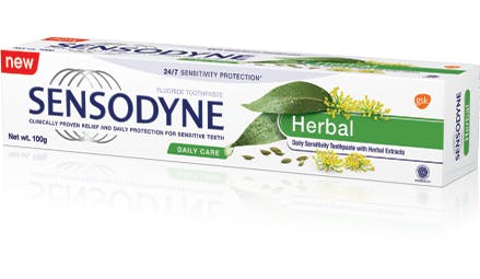 Sensodyne Herbal Membantu Meredakan Ngilu Dan Mengandung Ekstrak Herbal Alami