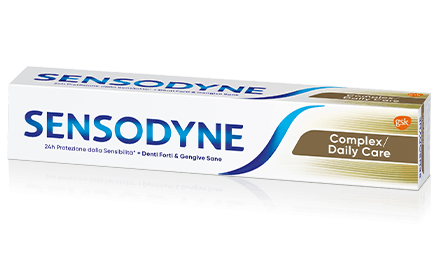 Dentifricio Complex previene la carie e rinforza lo smalto / Daily Care Dentifricio Sensodyne® | Complex / Daily Care