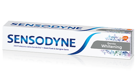 Dentifricio Gentle Whitening per rimuovere le macchie Dentifricio Sensodyne® | Gentle Whitening