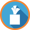 Weakened immune system icon Weakened immune system icon