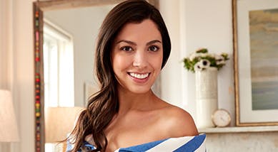 Young woman smiling