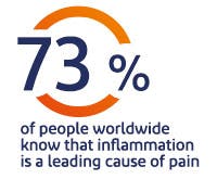 73% of people know that inflammation is a leading cause of pain 73% of people know that inflammation is a leading cause of pain