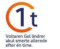 1t Voltaren Gel lindrer akut smerte allerede efter én time. 1t Voltaren Gel lindrer akut smerte allerede efter én time.