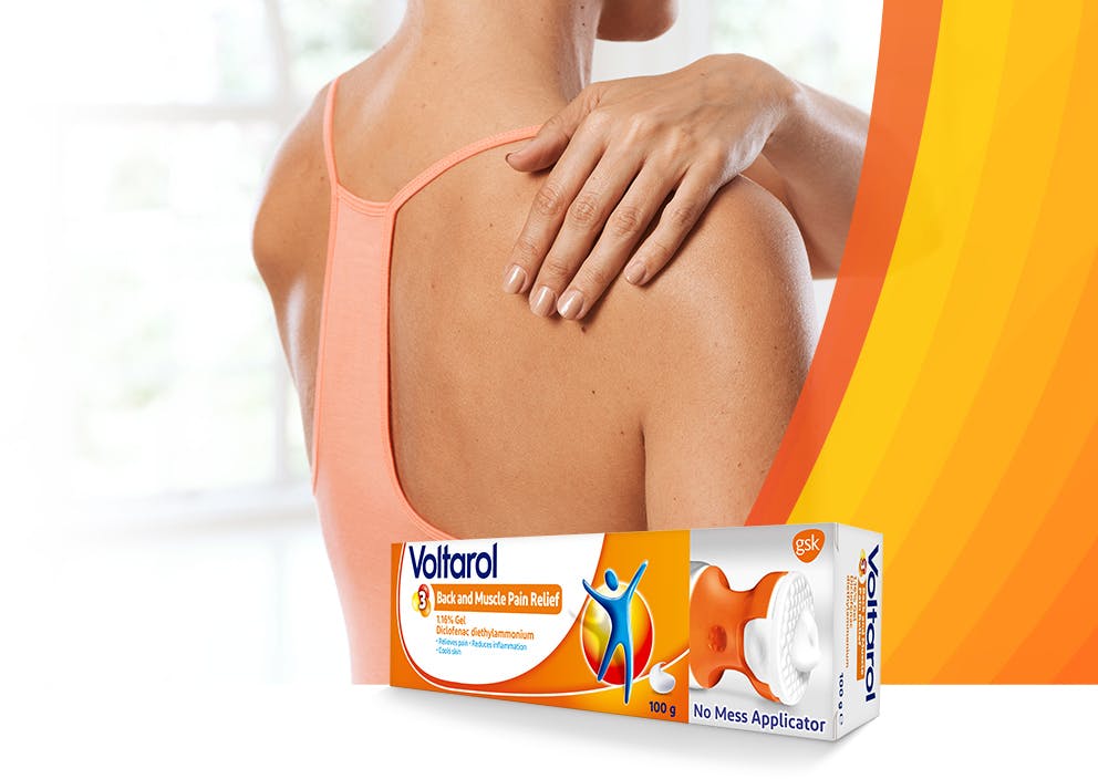 Voltarol Back and Muscle Pain Relief 1.16% Gel with a No Mess Applicator