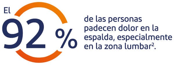 El 94% de las personas siente dolor en la espalda, especialmente en la parte baja de la espalda * El 94% de las personas siente dolor en la espalda, especialmente en la parte baja de la espalda *