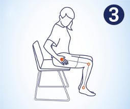 Masaje de cadera Hacer masaje en la cadera