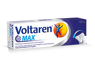 Voltaren 12H MAX żel OpakowanieVoltaren 12H MAX żel