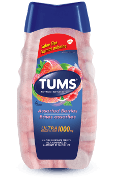 Flacon de Tums® Ultra-fort Baies assorties – 160 Flacon de Tums® Ultra-fort Baies assorties – 160