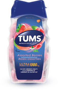Flacon de Tums® Ultra-fort Baies assorties Flacon de Tums® Ultra-fort Baies assorties