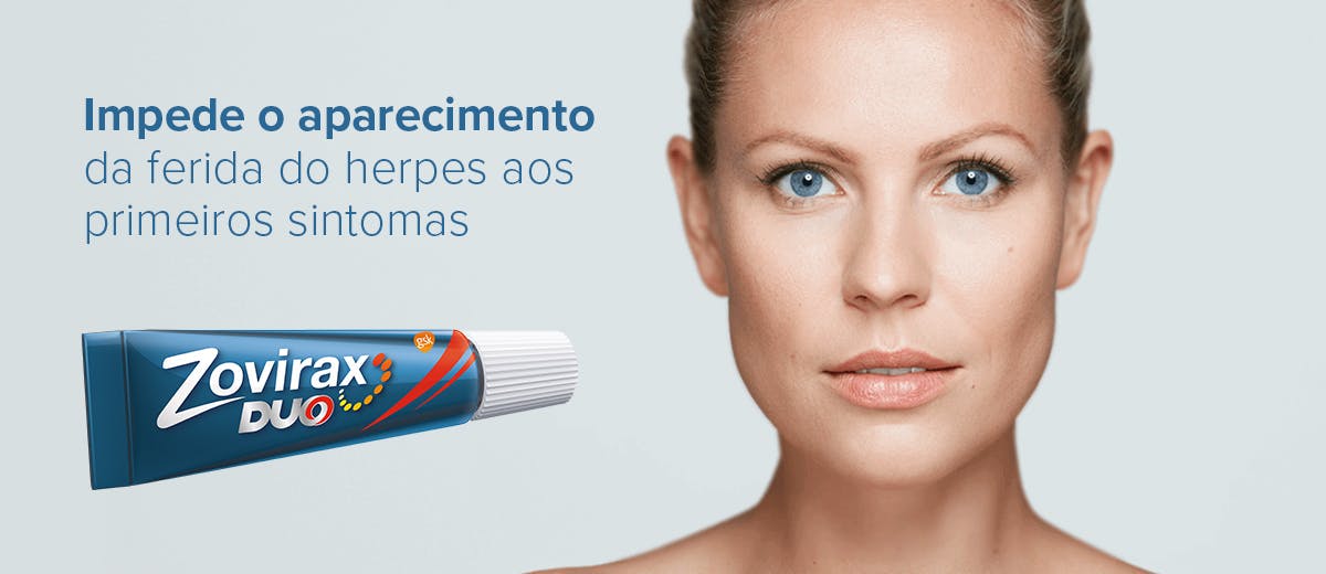 Zovirax Tratamento eficaz do herpes labial