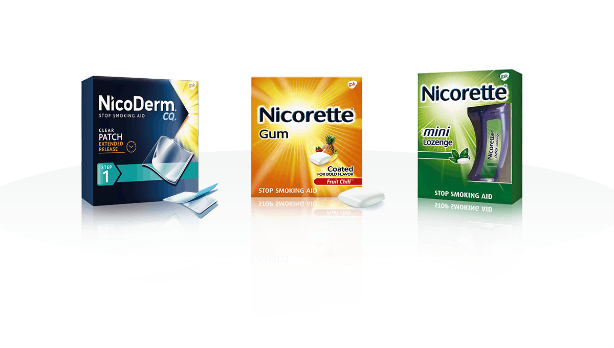 NicoDerm CQ Nicorette Products NicoDerm CQ Nicorette Products