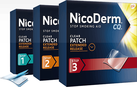 NicoDerm CQ Clear Patch Steps 1-3 NicoDerm CQ Clear Patch Steps 1-3