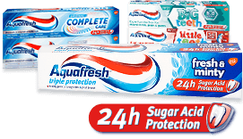 Aquafresh sugar acid protection toothpaste products Aquafresh sugar acid protection toothpaste products