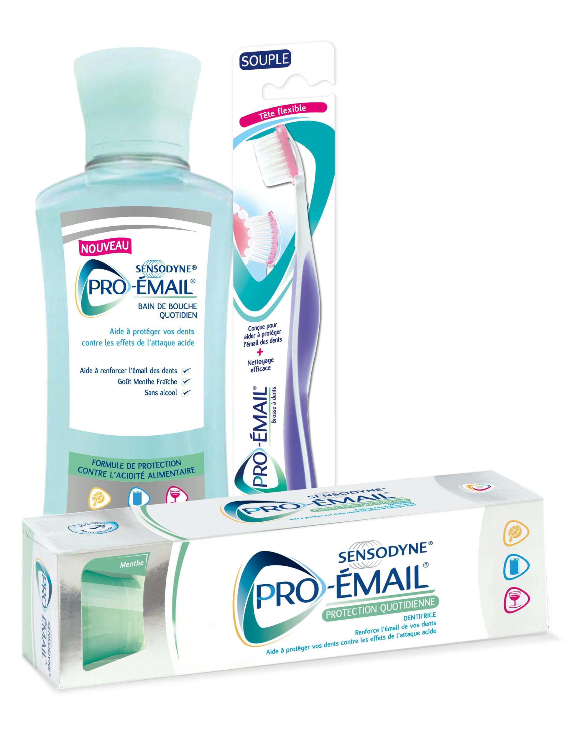 Produit Pro-Émail® pour un émail mieux protégé Produit Pro-Émail® pour un émail mieux protégé